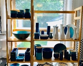 Tons of artist made pottery !