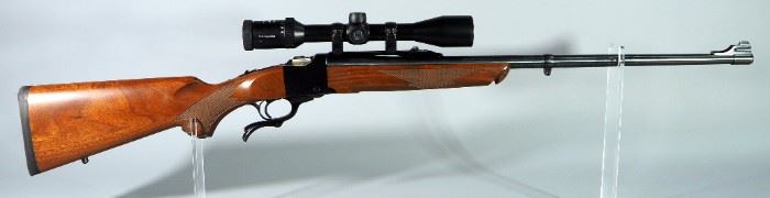 Ruger No.1 300 H&H MAG Lever Action Rifle SN# 134-34127, With Zeiss Conquest 3-9x40 MC Scope, In Original Box