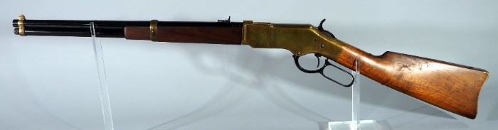 A Uberti and C. Gardone VT Italy 1866 Yellowboy Carbine .22 RL Lever Action Rifle SN# 86