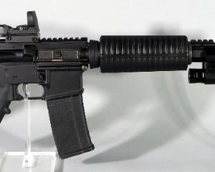 Panther Arms/ DPMS A-15 5.56 NATO Rifle SN# FFH223366, 2 Total Mags, Adjustable Stock, Attached Flashlight, See Description For Video