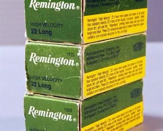 Remington .22 Long High Velocity Ammo, Approx 110 Rds, Local Pickup Only