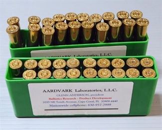 .303 British Ammo, Approx 20 Rds And 19 Empty Brass, In Ammo Organizers, Local Pickup Only