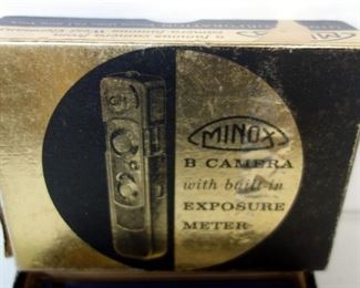 Minox B "Spy" Camera With Built-In Exposure Meter, Includes Instructions, In Box