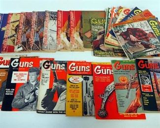 Firearm Magazines, Includes American Rifle Man, Gun World, Guns, And More, Total Qty 31