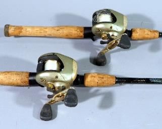 Quantum ACS Reels On St. Croix Rods, Qty 2 Both Fast Action, 1 Is 6' Other Is 6' 6"