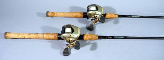 Quantum ACS Reels On St. Croix Rods, Qty 2 Both Fast Action, 1 Is 6' Other Is 6' 6"