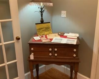 Antique Lectern Desk Podium With Inkwell From Lillian Boettcher’s Sappho Studio