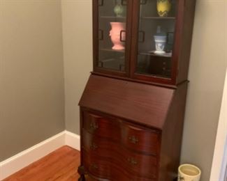 Vintage Secretary Desk With Dove Tailed Drawers