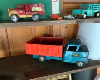 Vintage Structo Toy Truck & Vintage Tonka Toys