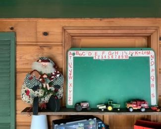 Vintage John Deere & Slik Toy Tractors