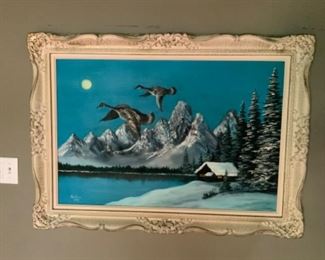 Vintage Ken Metz Painting 