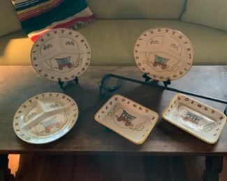 Fred Rogers Chuck Wagon Western Dishes 