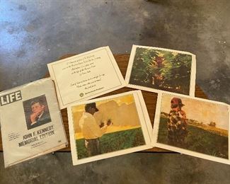 American Farmer Series In The Life Of The American Farmer By Bernie Fuchs & Life Magazine John F. Kennedy Memorial Edition