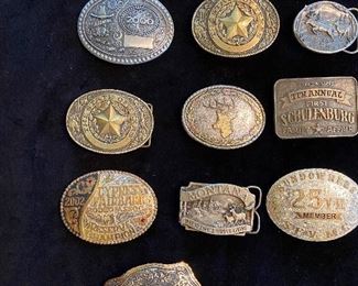 Vintage Belt Buckle Collection