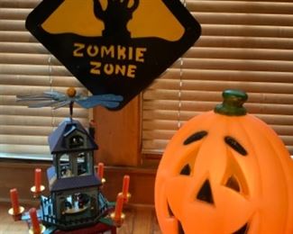 Made In USA General Foam Plastics Norfolk, VA Jack-O-Lantern Blow Mold