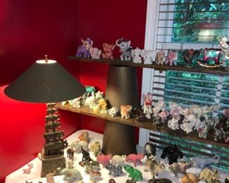 Vintage Elephant Lamp