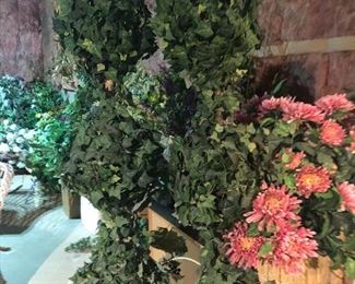 Silk topiary 