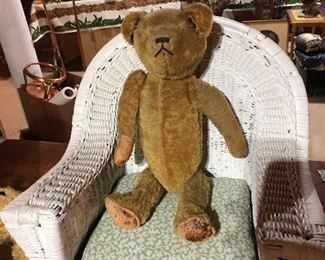 Antique mohair teddy bear 