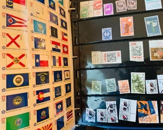 foreign stamp collection. 