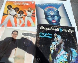 Vinyl collection Gladys Knight, Al Jarreau, etc.