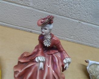Victorian lady porcelain