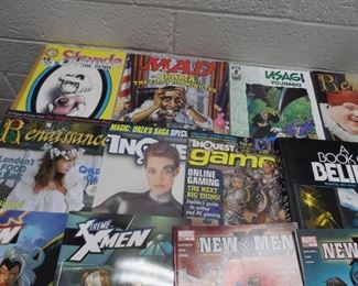 Comics , magazines and books