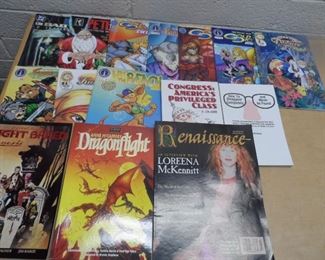 Magazines, books and comics