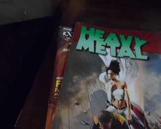 Heavy metal comics