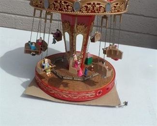 Vintage miniature carousel 