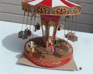 Vintage miniature carrousel