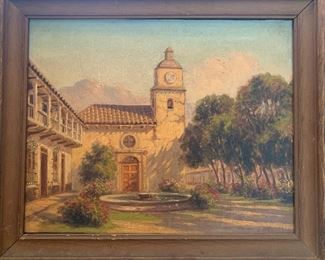 Alfredo Lobos painting (1890- 1971), 
Spain/ Chile
