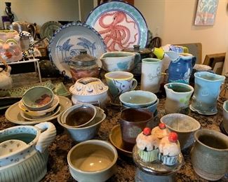 Artist made ceramics for food 
