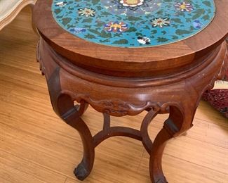 Chinese cloisonné table