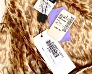 Silk D & G leopard blouse