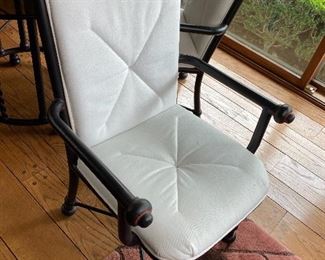 Iron arm chair