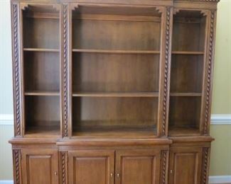 BEAUTIFULLY HANDSOME BOOKCASE/STORAGE CABINET.