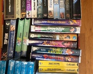 VHS TAPES.