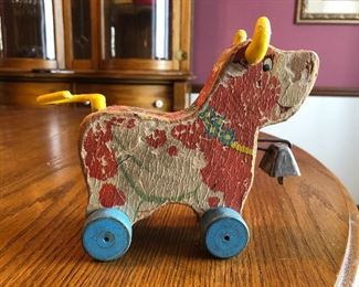 Vintage Fisher-Price "Bossy Bell" toy 1/2