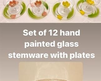 Beautiful Glass Stemware set!