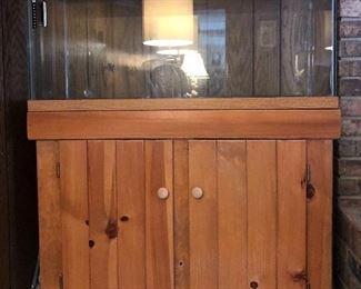 Fish Tank Cabinet with Accessories! 1/2