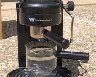 White Westinghouse Coffee Machine