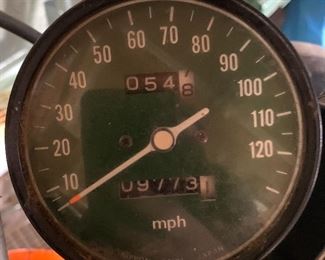 1976 Honda Motorcycle&nbsp; Miles 09773.1

