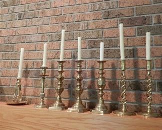 A sample of a huge collection of push up candlesticks 