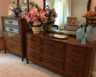 French Provincial Chest and Dresser