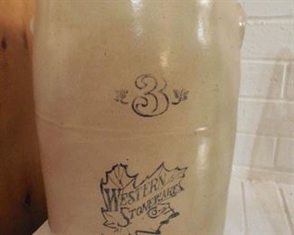 Western Stoneware Churn