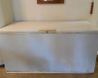 Working Freezer approx 69" long 27" deep 34" high