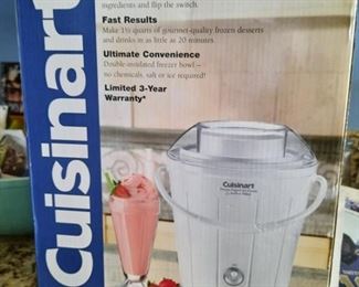 Ice Cream and Sorbet maker by Cuisinart