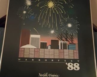 1988 Harborfest Poster (222/500 by Larry Branham)