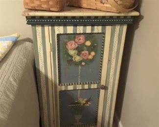 Painted decorative cabinet