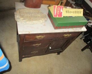 Marble top cabinet 